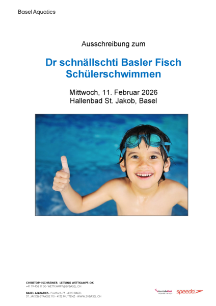Dr schnällschti Basler Fisch - Schülerschwimmen